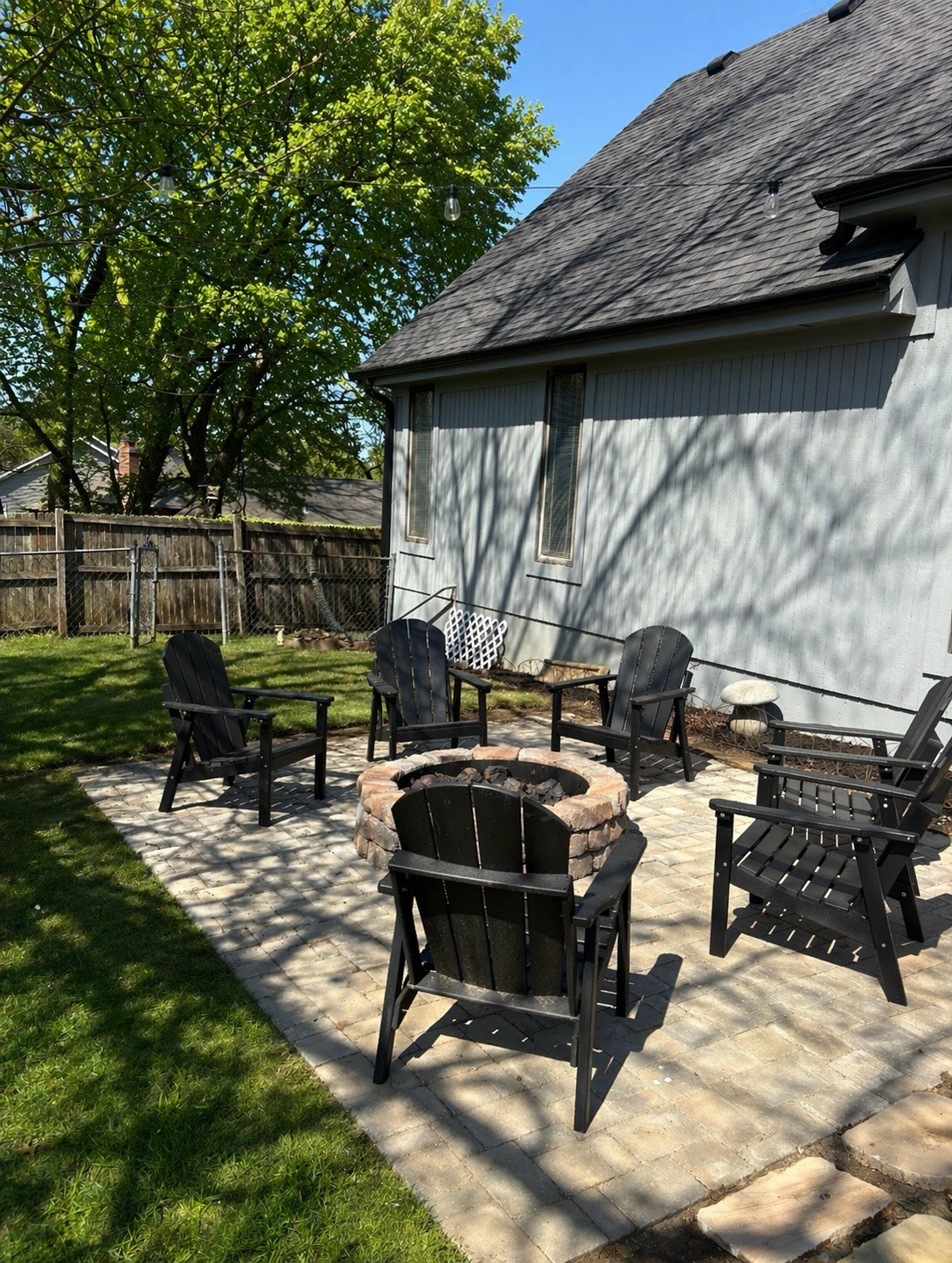 Backyard Paver Patio after image