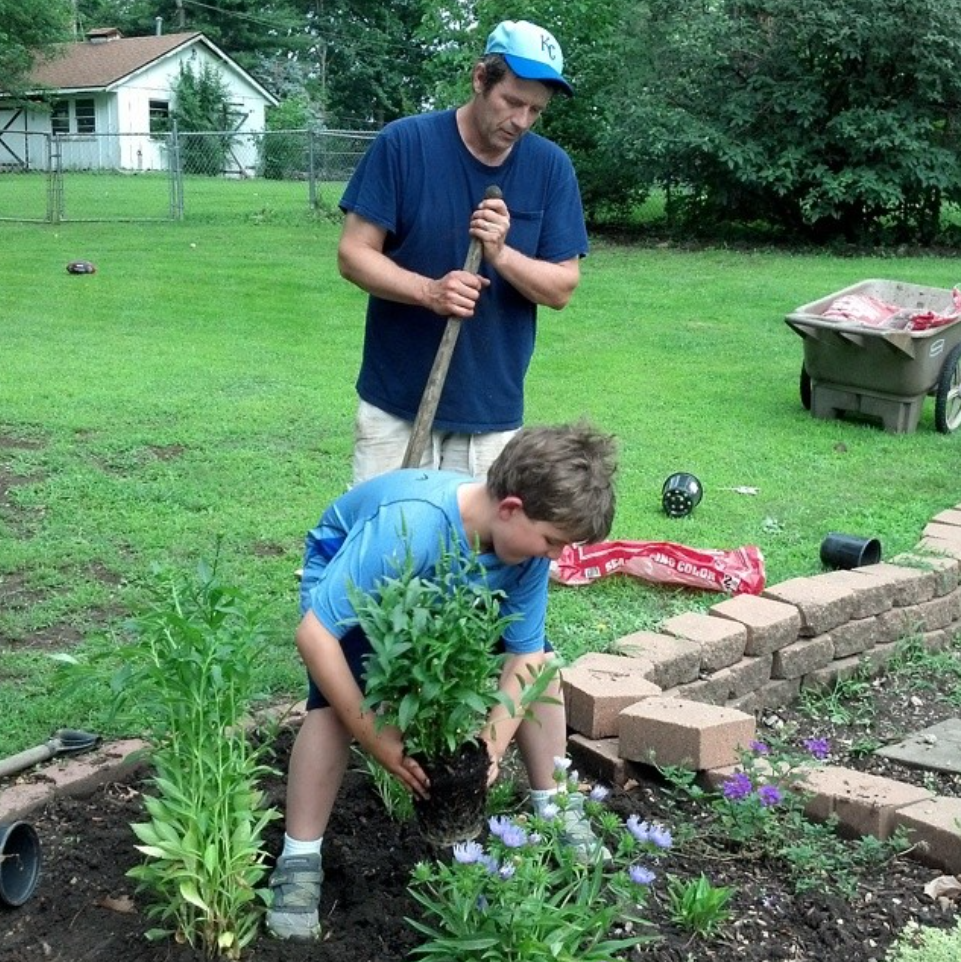 Sunflower Landscaping team at work outdoors